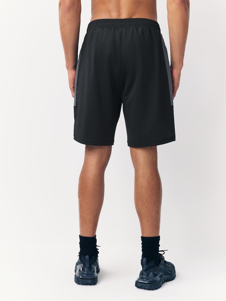 Black Active Training Gym Shorts - Image 2 of 8 Black Active Training Gym Shorts - Image 2 of 8