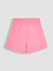 JoJo Maman Bébé Fucshia Pink Floral 2-Pack Pretty Shorts - Image 3 of 5