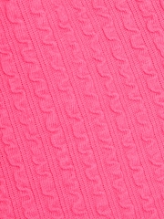 JoJo Maman Bébé Pink Embroidered Frill Sleeve T-Shirt & Shorts Set 2 Piece - Image 7 of 7