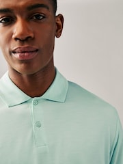 Зеленый - Active Golf Mesh Training Polo Shirt - Изображение 1 из 8