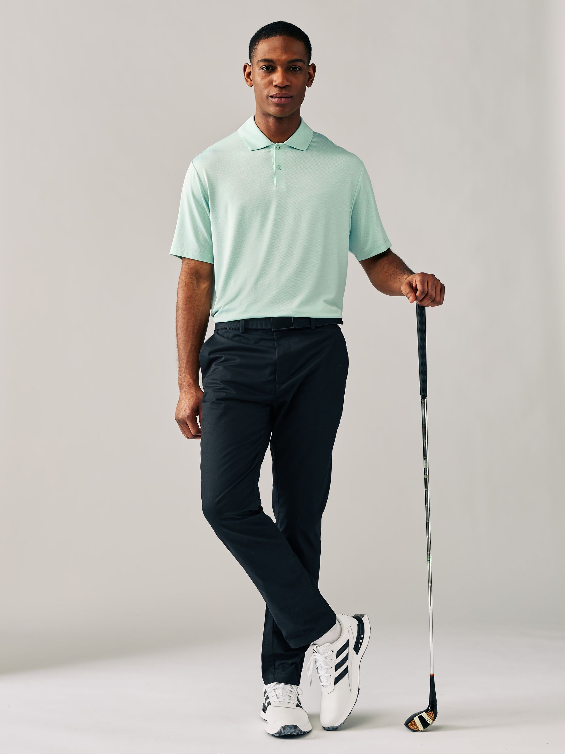 Buy Sage Green Active Golf Mesh Training Polo Shirt from Next
