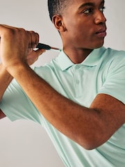 Зеленый - Active Golf Mesh Training Polo Shirt - Изображение 5 из 8