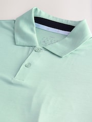 Зеленый - Active Golf Mesh Training Polo Shirt - Изображение 8 из 8