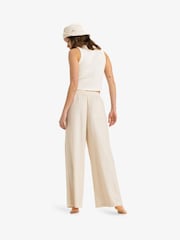 Roxy Cream Lekeitio Break Drawstring Trousers - Image 2 of 8