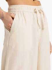 Roxy Cream Lekeitio Break Drawstring Trousers - Image 7 of 8