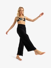 Roxy Black Along The Beach High Waist Trousers - Image 3 of 5