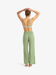 Roxy Green Along The Beach High Waist Trousers - Image 2 of 5
