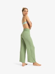Roxy Green Along The Beach High Waist Trousers - Image 3 of 5