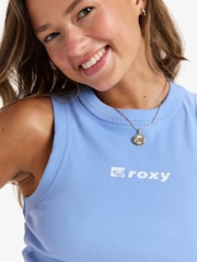 Roxy Blue Iconic Days Logo Tank Top - Image 5 of 6