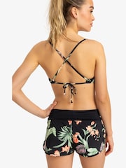 Roxy Black Tropical Print Endless Summer Shorts - Image 2 of 5
