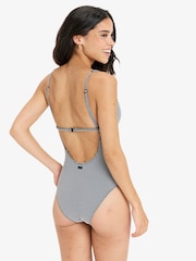 Roxy Black Gingham One Piece Swimsuit - Image 2 of 6