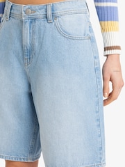 Roxy Blue Denim Authentic Story Regular Bermuda Shorts - Image 8 of 9