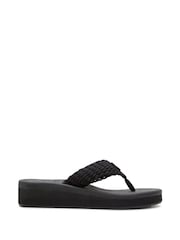 Roxy Black Caillay Platform Flip Flops - Image 8 of 9