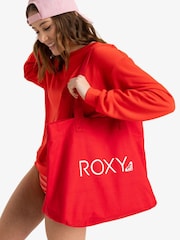 Roxy Red Go For It Logo Tote Bag - Image 1 of 6