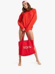 Roxy Red Go For It Logo Tote Bag - Image 2 of 6