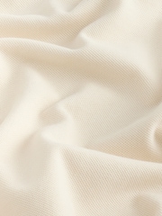 Ecru White Regular Fit Short Sleeve Pique Polo Shirt - Image 8 of 9