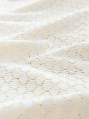 Neutral Crochet Textured Button Through Shirt - Image 8 of 9
