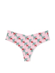 Victoria's Secret Pretty Blossom Pink Mistletoe Thong Knickers - Image 3 of 3