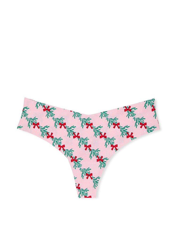 Victoria's Secret Pretty Blossom Pink Mistletoe Thong Knickers - Image 3 of 3