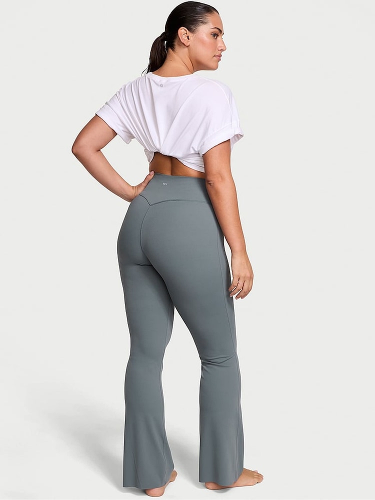 Victoria's Secret Dark Steel Grey Elevate™ Stretch Flare Leggings - Image 2 of 3