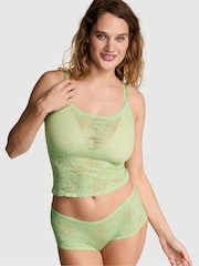 Victoria's Secret PINK Pale Petal Green Pyjama Cami Top - Image 1 of 3