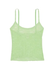 Victoria's Secret PINK Pale Petal Green Pyjama Cami Top - Image 3 of 3