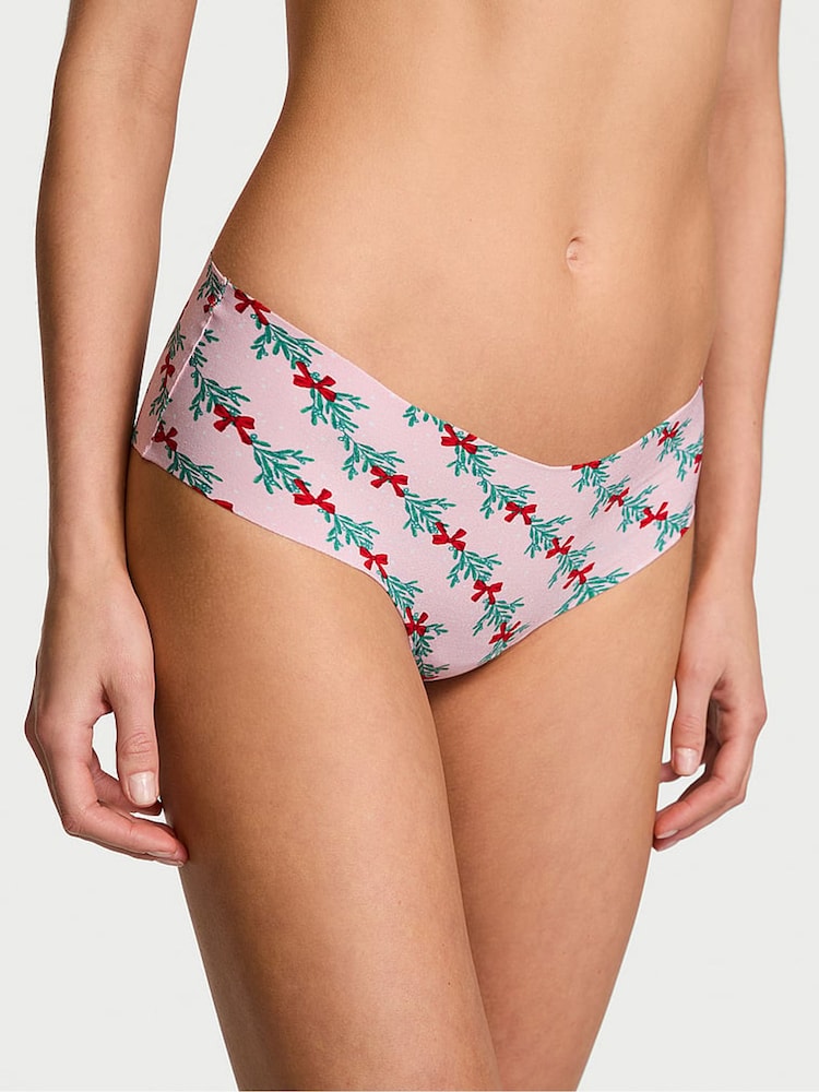 Victoria's Secret Pretty Blossom Pink Mistletoe Cheeky Knickers - Image 1 of 3