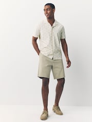 C рисунком - Cuban Collar Textured Jersey Short Sleeve Shirts 3 Pack - Изображение 2 из 12