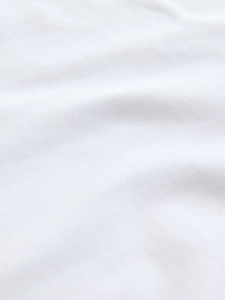 White Relaxed Fit Graphic Print Heavy Weight T-Shirt - Image 9 of 9