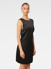Forever New Black Ellie Petite Low Bow Back Mini Dress - Image 3 of 5