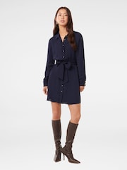 Forever New Blue Sherri Mini Shirt Dress - Image 5 of 5