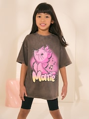 Anthrazitgrau - Marie Aristocats License Graphic T-Shirt (3-16yrs) - Bild 1 von 8