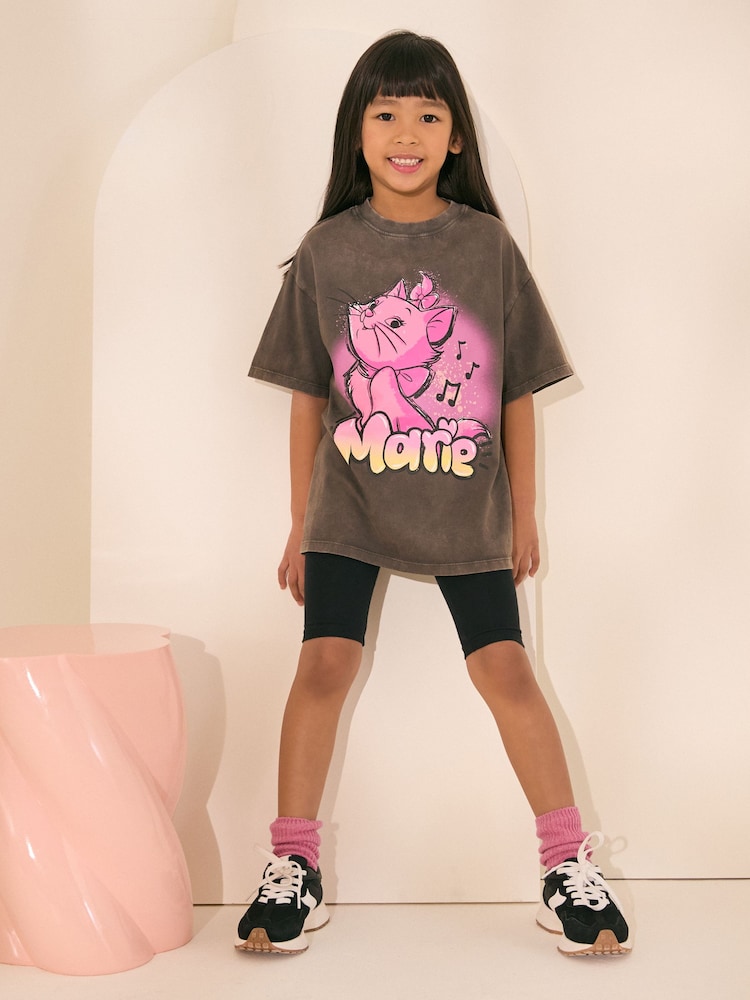 Anthrazitgrau - Marie Aristocats License Graphic T-Shirt (3-16yrs) - Bild 2 von 8