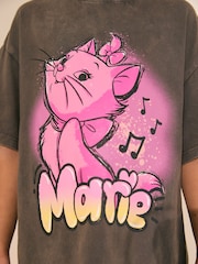 Anthrazitgrau - Marie Aristocats License Graphic T-Shirt (3-16yrs) - Bild 4 von 8