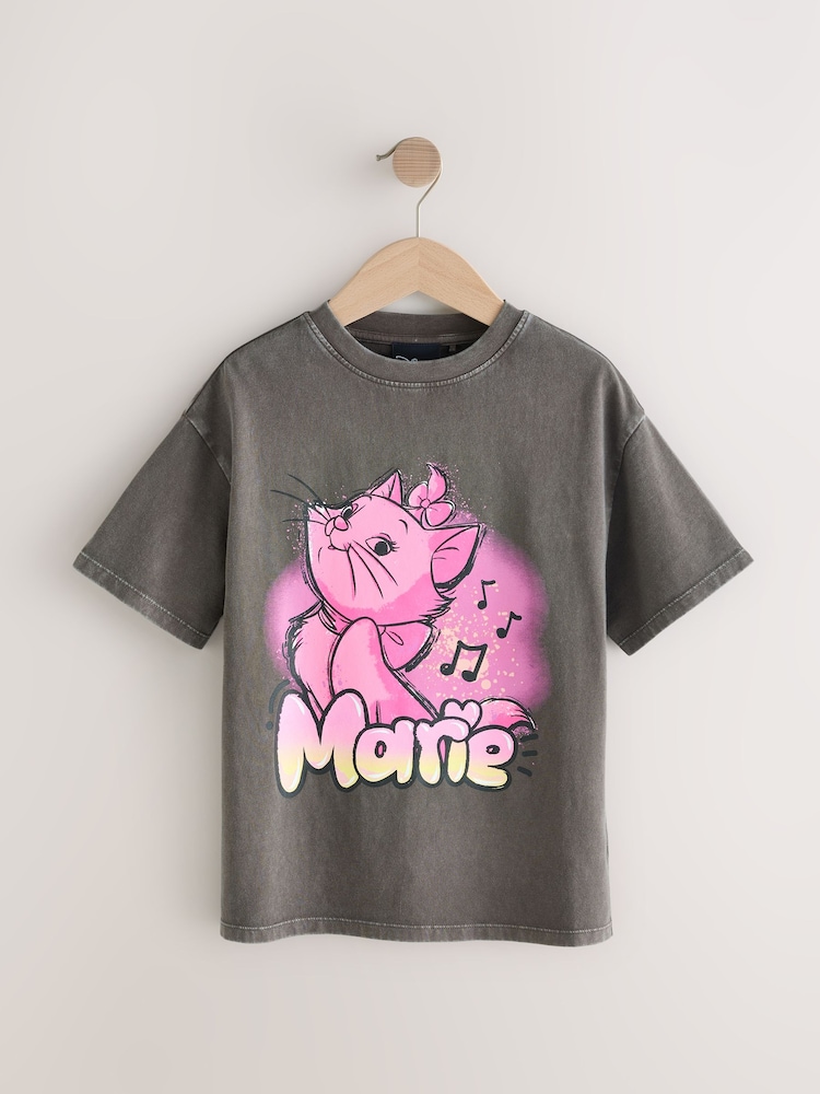 Gris de charbon de bois - Marie Aristocats License Graphic T-Shirt (3-16yrs) - Image 5 of 8