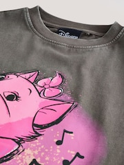 Anthrazitgrau - Marie Aristocats License Graphic T-Shirt (3-16yrs) - Bild 8 von 8