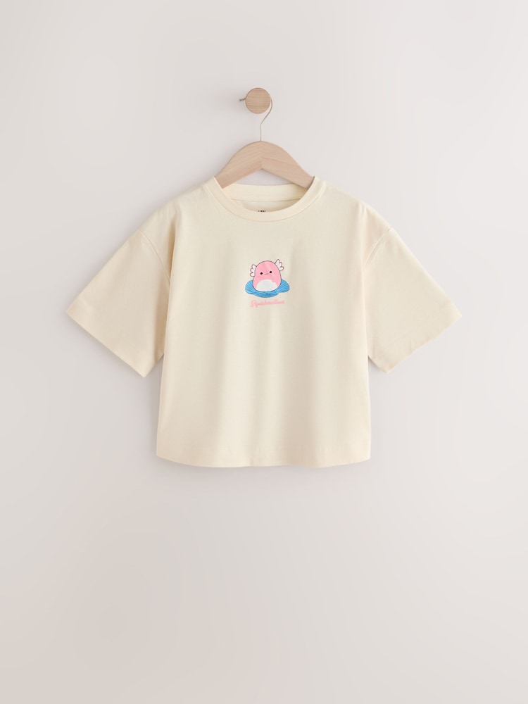 Ecru Squishmallows License 100% Cotton T-Shirt (5-12yrs) - Image 2 of 5