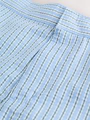Light Blue Multi Stripe Signature Tailored Waistband Swim Shorts - Image 9 of 12