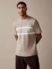 Neutral 100% Cotton Smart Colour Block T-Shirt - Image 1 of 7