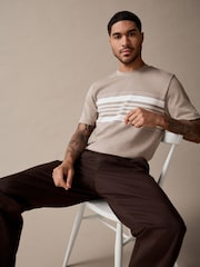 Neutral 100% Cotton Smart Colour Block T-Shirt - Image 2 of 7