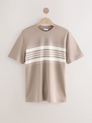 Neutral 100% Cotton Smart Colour Block T-Shirt - Image 5 of 7