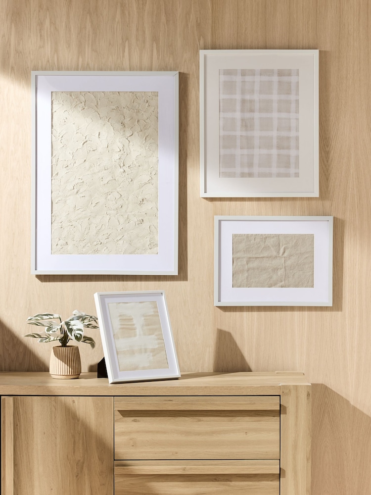 White Hadley Poster Frame - Image 1 of 5