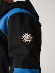 Clarks Multi Boys Shower Resistant Lightweight Colourblock Tech Coat - Image 4 of 11