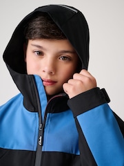 Clarks Multi Boys Shower Resistant Lightweight Colourblock Tech Coat - Image 9 of 11