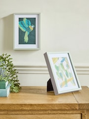 Set of 2 Sage Green Hadley Photo Frames - Image 1 of 6