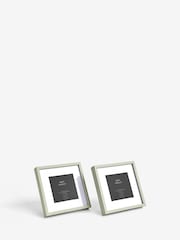 Set of 2 Sage Green Hadley Photo Frames - Image 6 of 6