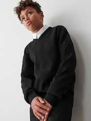 Negro - Clarks Unisex Knitted School Jumper - Imagen 5 de 9