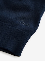 Clarks Navy Unisex Knitted School Jumper - Image 10 of 11