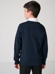 Clarks Navy Unisex Knitted School Jumper - Image 2 of 11
