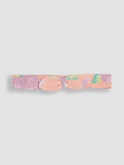 Koralle, Pink, tropisch, floral - Jojo Maman Bébé – hübscher Sonnenschutz-Anzug mit Rüschenschulter und Stirnband aus 100 % Baumwolle - Bild 5 von 5